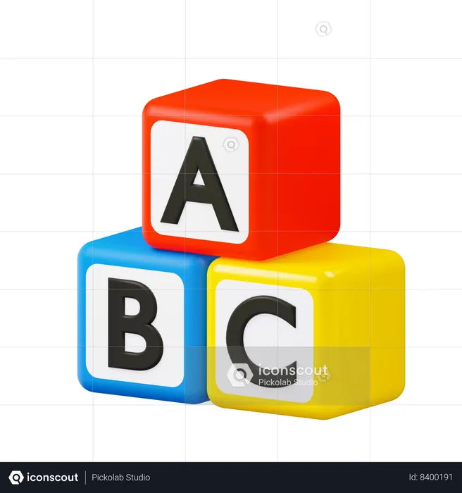 Alphabet  3D Icon