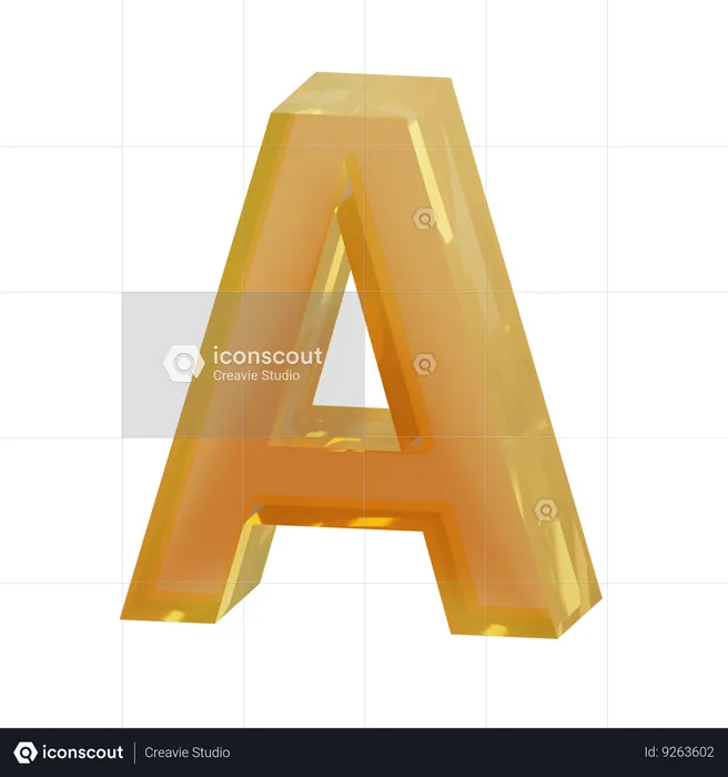 Alpha Beta  3D Icon