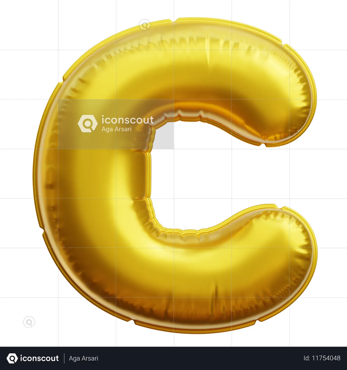 Alphabet C 3D Icon - Free Download Sign & Symbols 3D Icons | IconScout