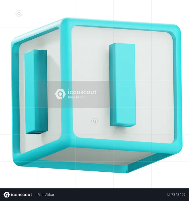 Alphabet I  3D Icon