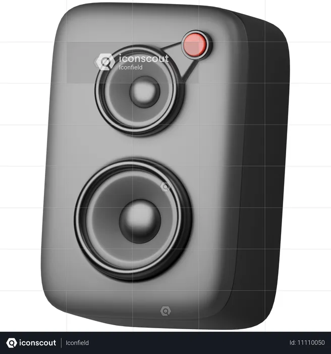 Altavoz de sonido  3D Icon