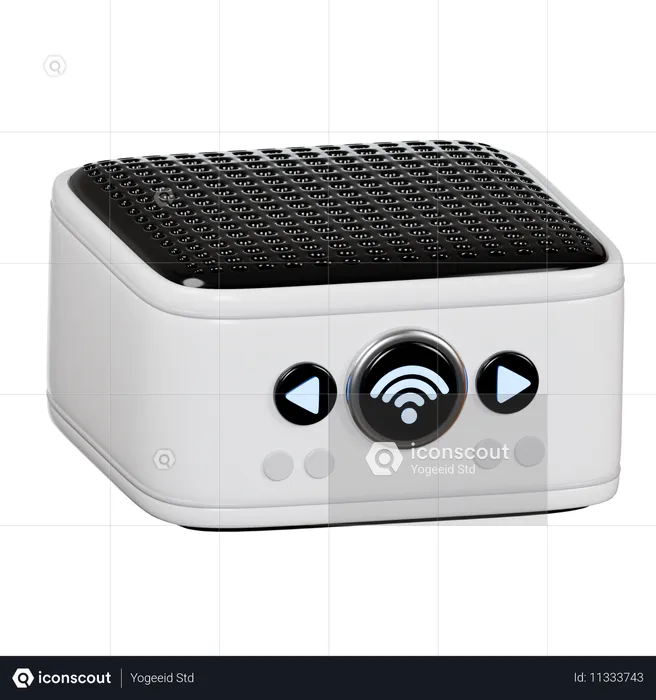 Altavoz inteligente  3D Icon