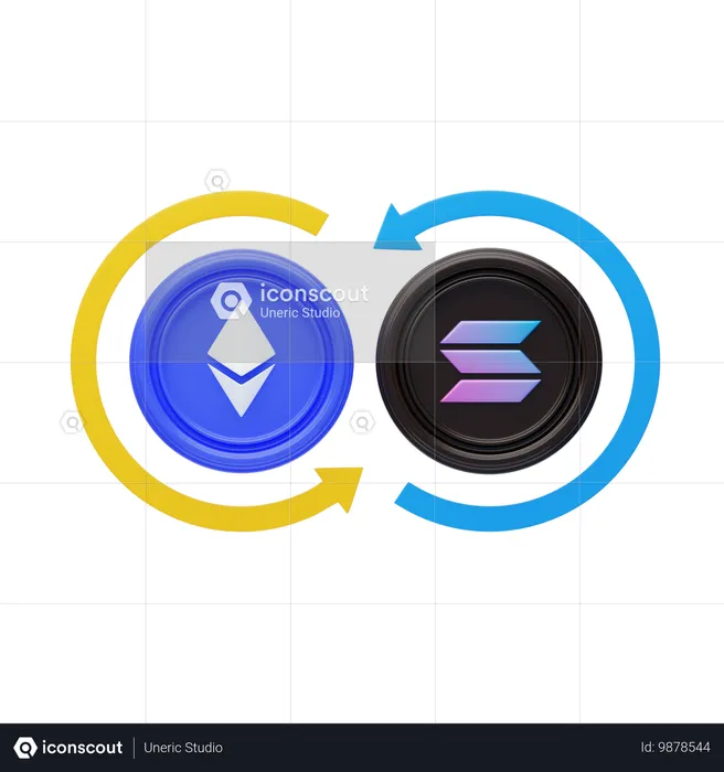 Altcoin Exchange  3D Icon