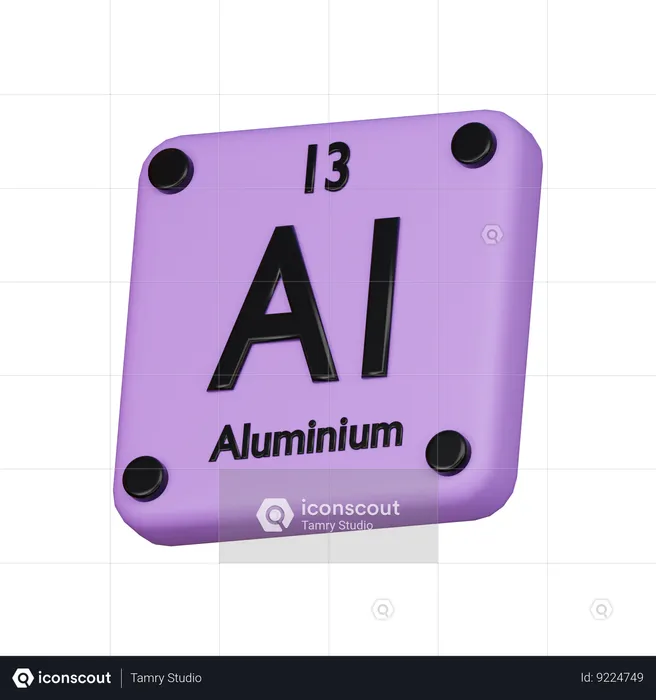 Aluminio  3D Icon