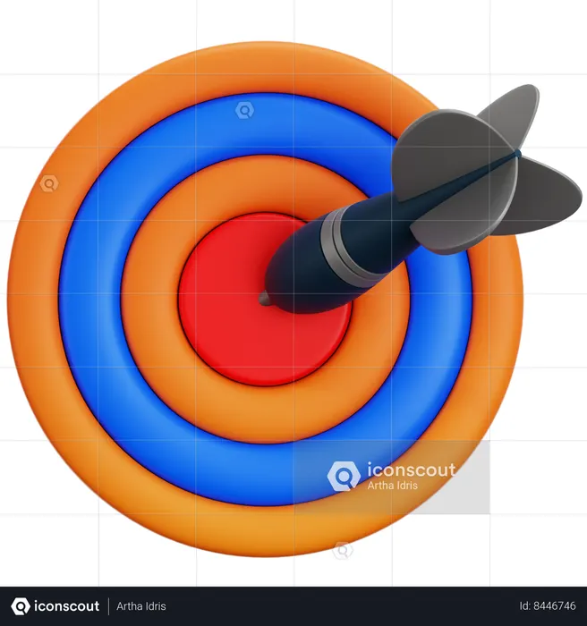 Alvo de negócios  3D Icon