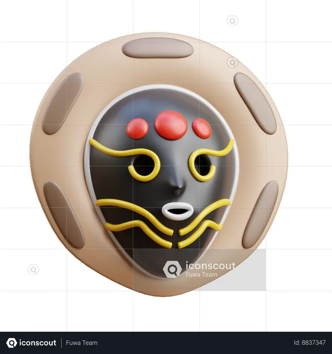 Amazon Mask  3D Icon