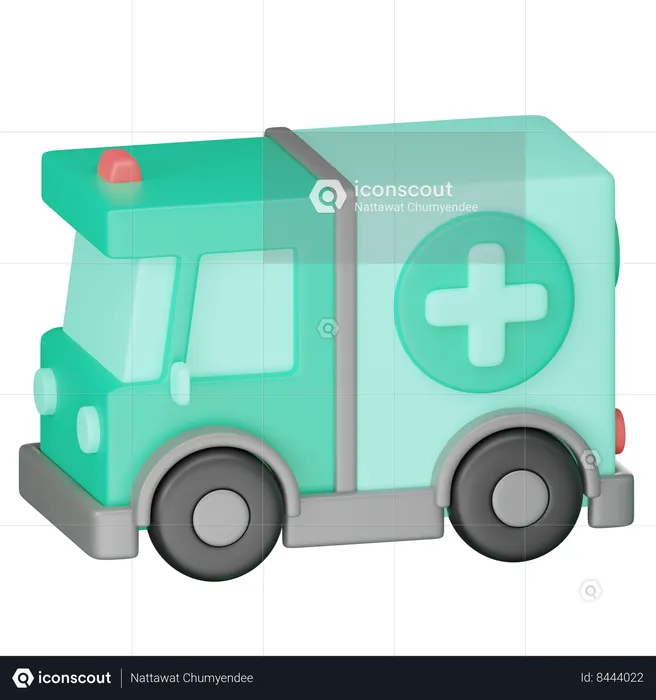 Ambulance  3D Icon