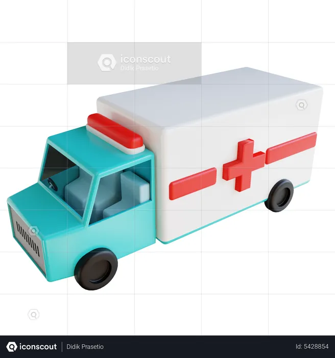 Ambulance  3D Icon