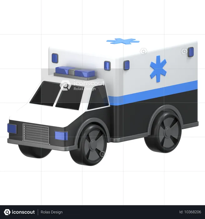 Ambulance  3D Icon