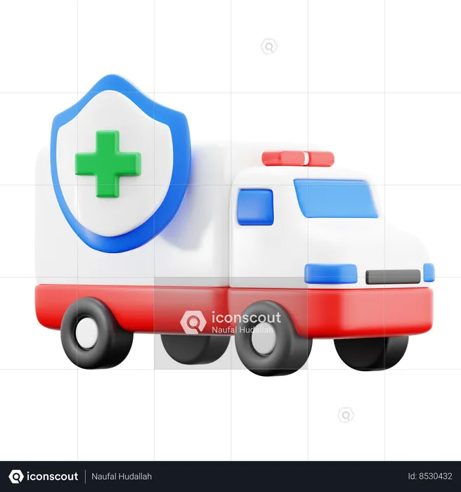 Ambulance  3D Icon