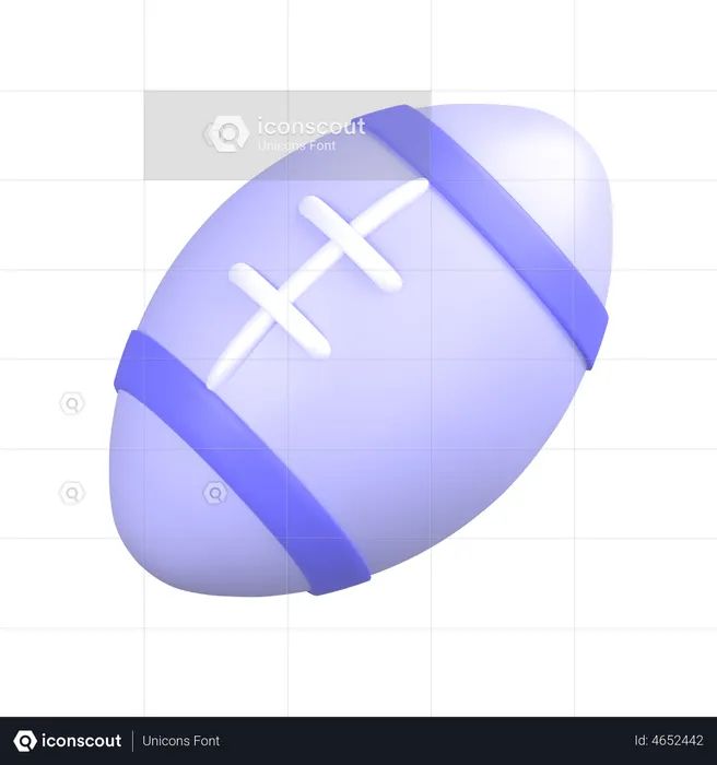 American Football  3D Icon