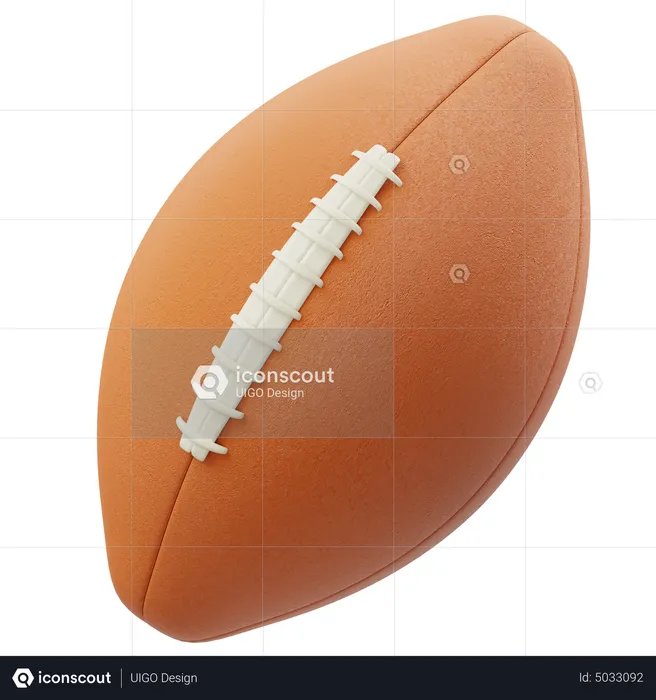 American Football  3D Icon