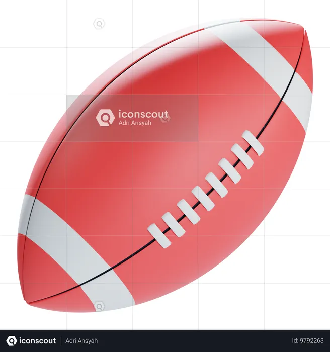 American football  3D Icon