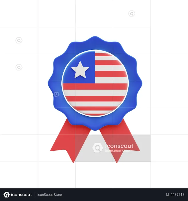 American Medal  3D Icon