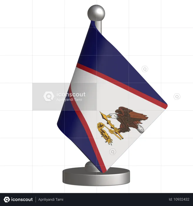 American Samoa  3D Icon