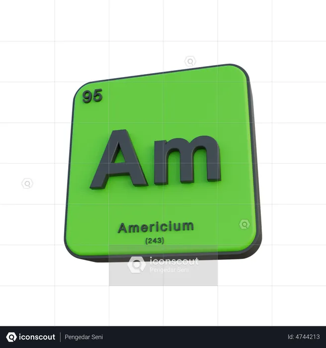 Amerício  3D Illustration