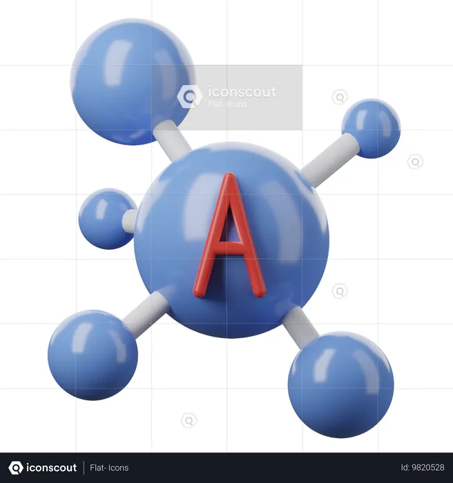 Amino Acids  3D Icon