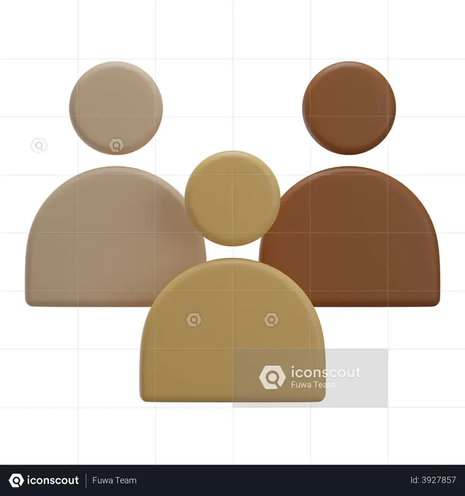 Amizade  3D Icon