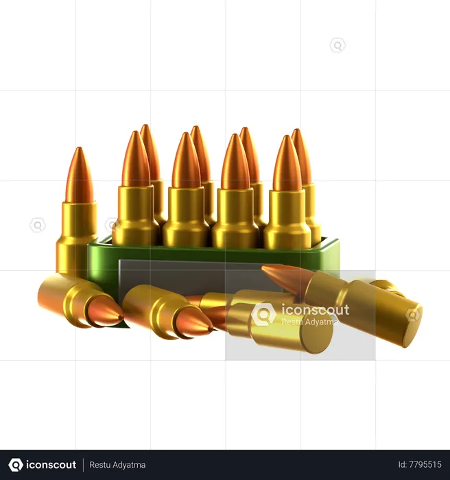 Ammo Stack  3D Icon