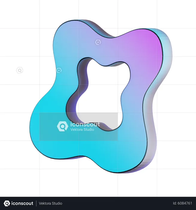 Amoeba  3D Icon