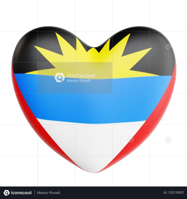 Amo antigua y barbuda  3D Icon