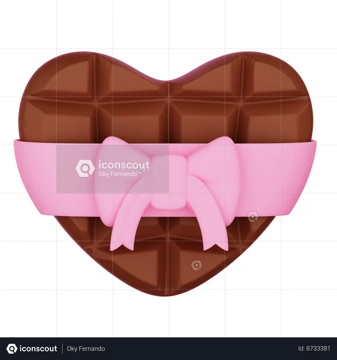 Amor chocolateado  3D Icon