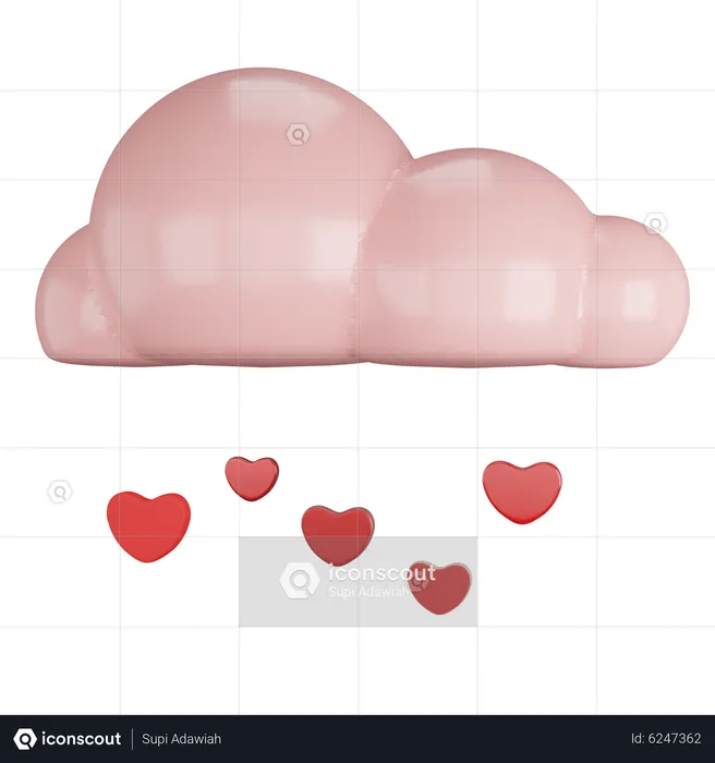 Chuva de amor  3D Icon