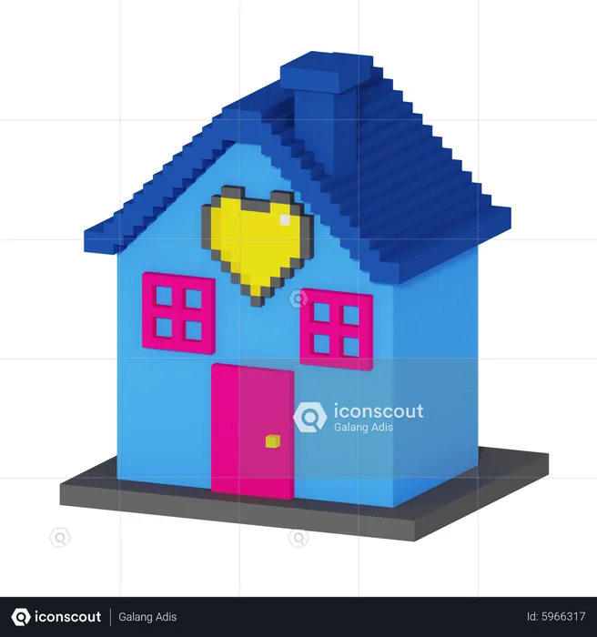 Amor de casa  3D Icon