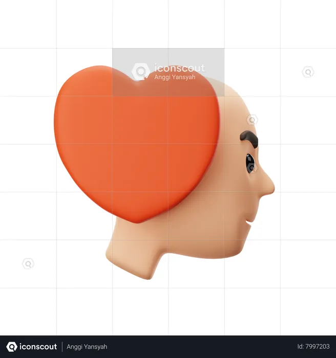 Amor emoción  3D Icon