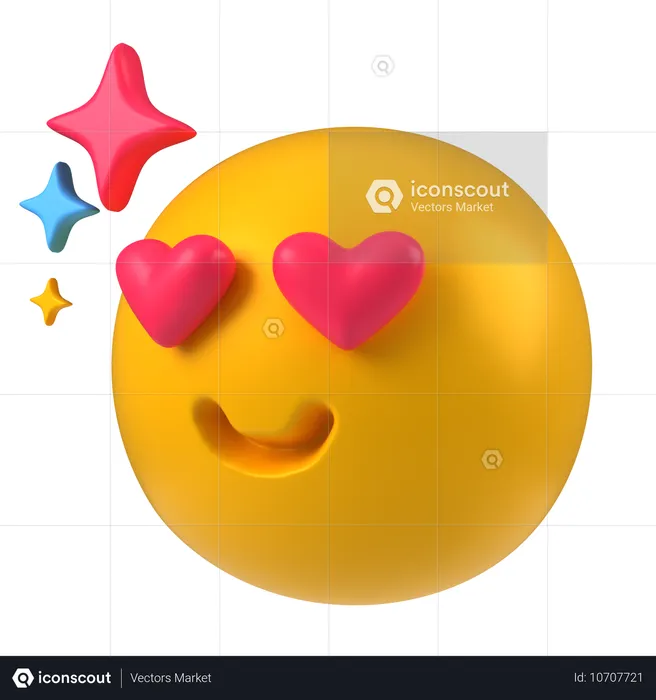 Emoji de amor  3D Icon