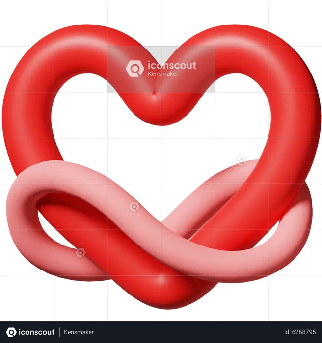 Amor ilimitado  3D Icon