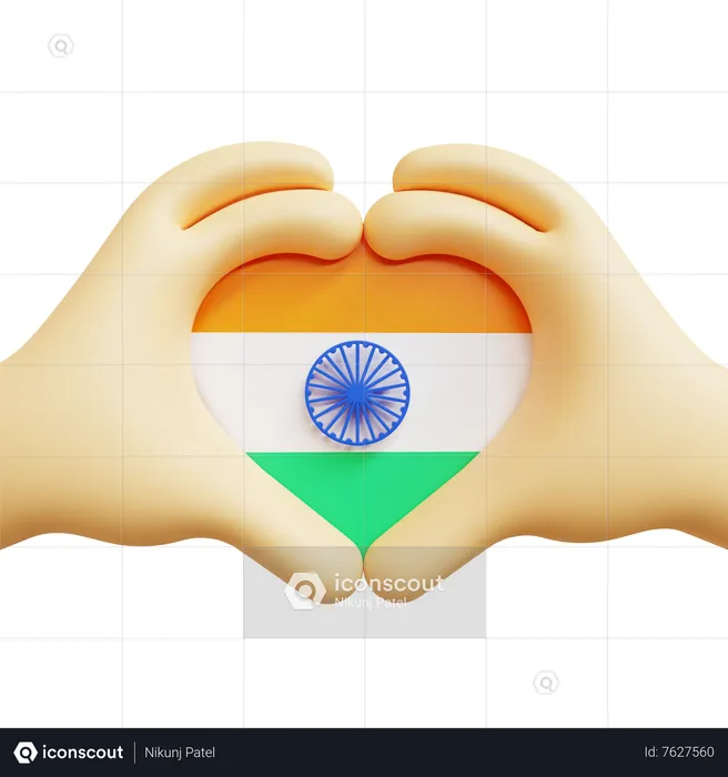 Amor india  3D Icon