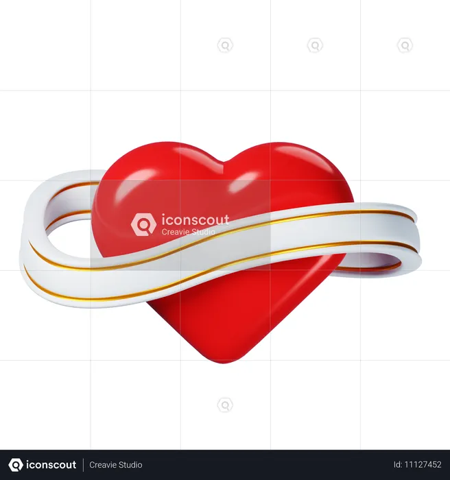 Amor infinito  3D Icon