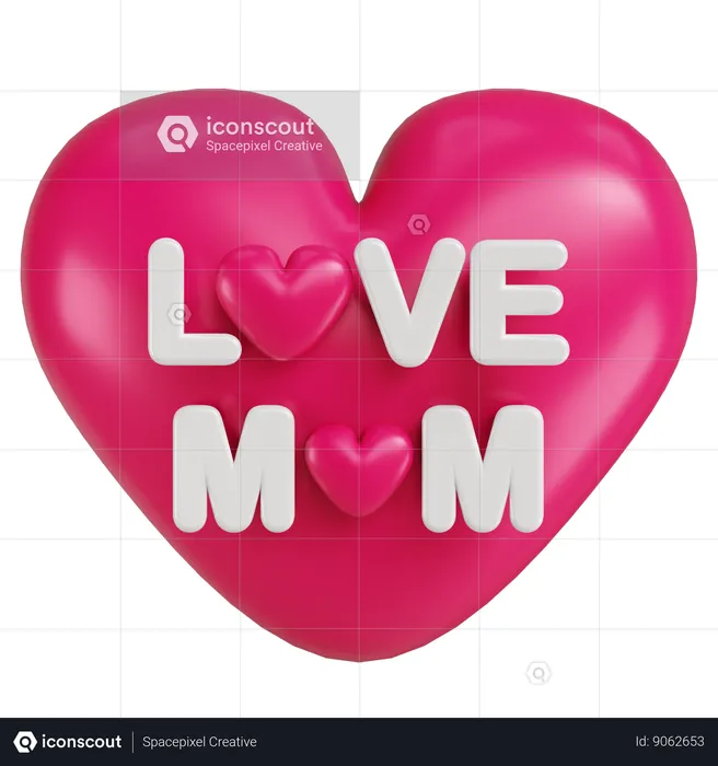 Amar a mamá  3D Icon