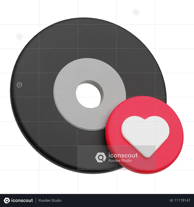 Amo la música  3D Icon