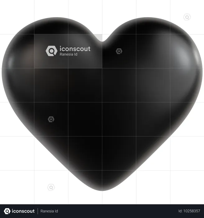 Amor negro  3D Icon