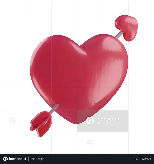 Amor Pfeil  3D Icon