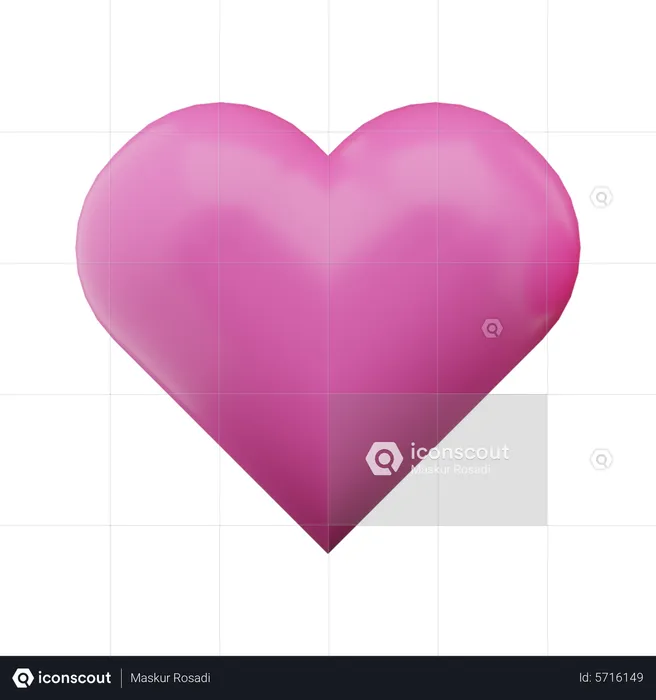 Amo el rosa  3D Icon