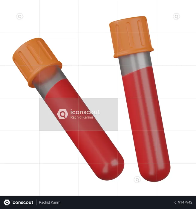 Amostra de sangue  3D Icon