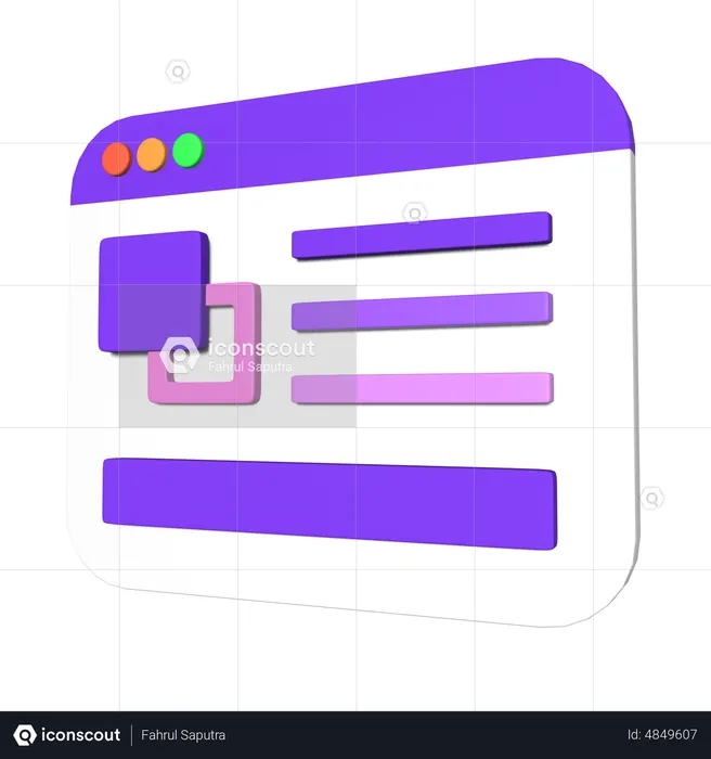 Amostras de cores  3D Icon