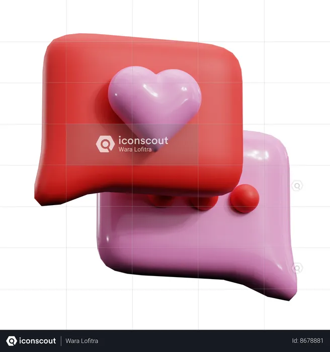 Discussion d'amour  3D Icon