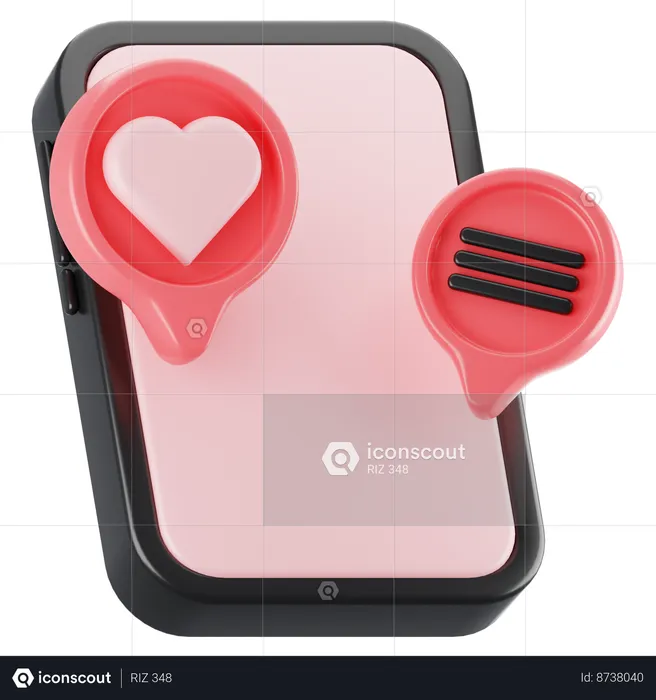 Discussion d'amour  3D Icon