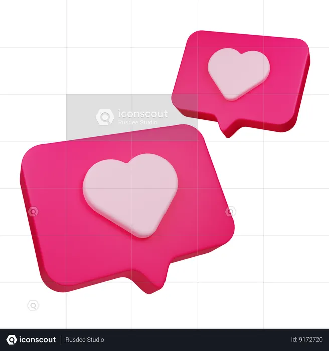 Discussion d'amour  3D Icon