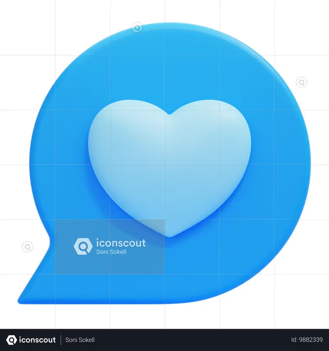 Discussion d'amour  3D Icon