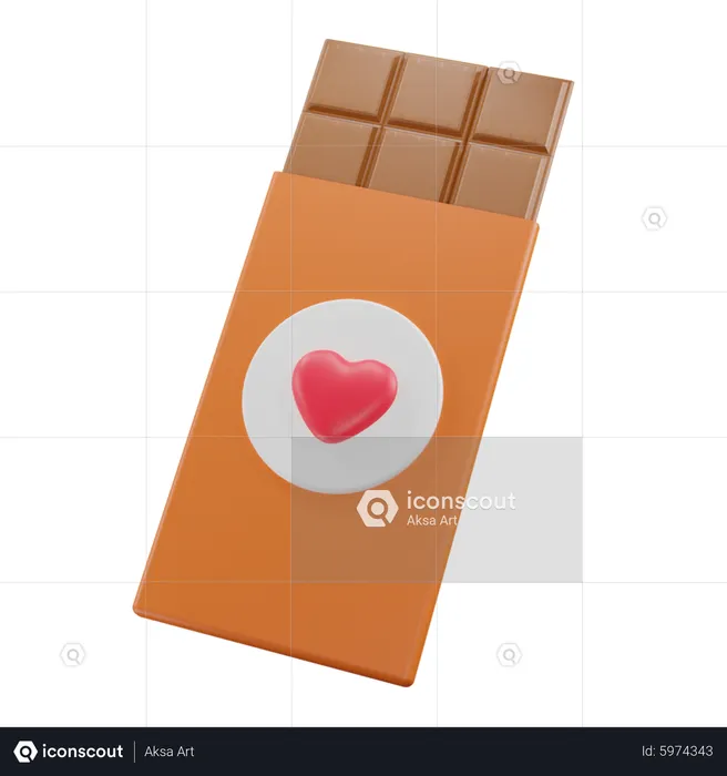 J'adore le chocolat  3D Icon