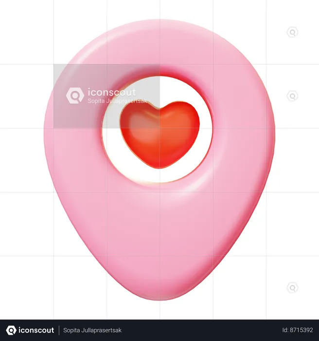 Lieu d'amour  3D Icon