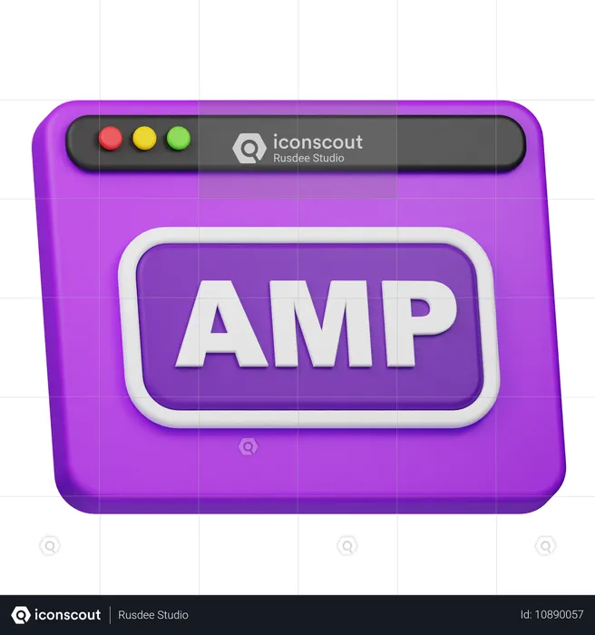 Amp Website  3D Icon