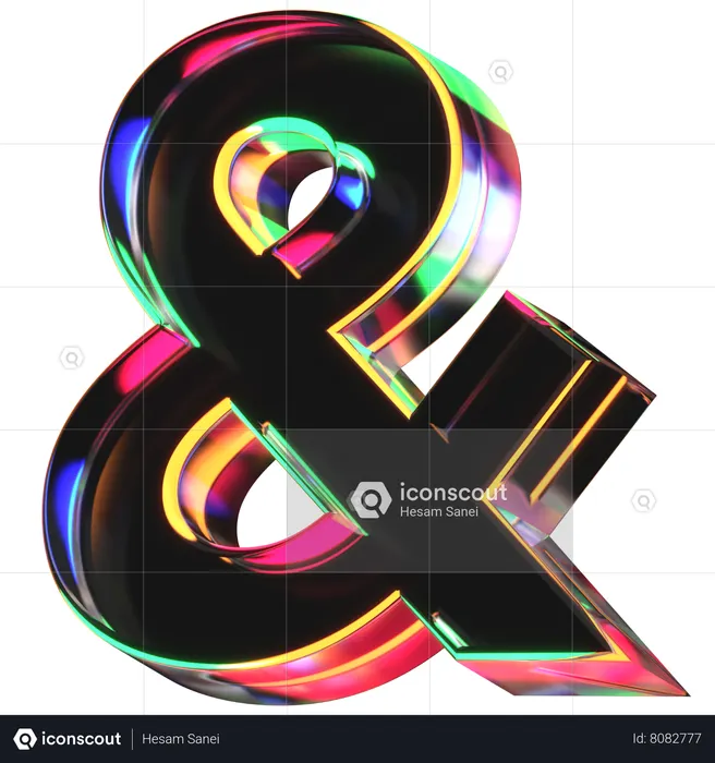Ampersand  3D Icon