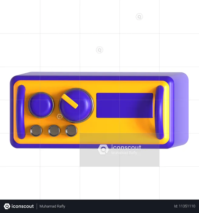 Amplifier  3D Icon