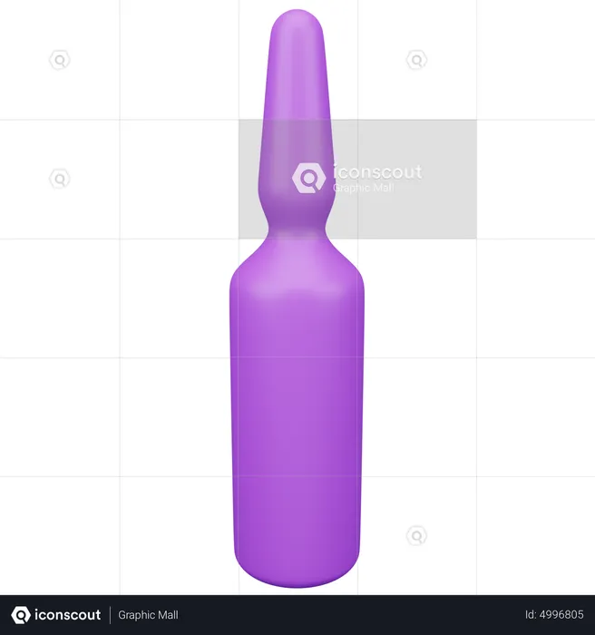 Ampoule  3D Icon